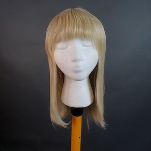 Blonde hardfront wig